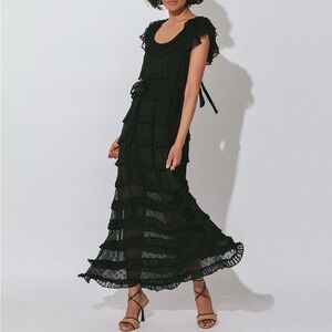 NWT Cleobella Milana Ankle Dress / Black / Size Small